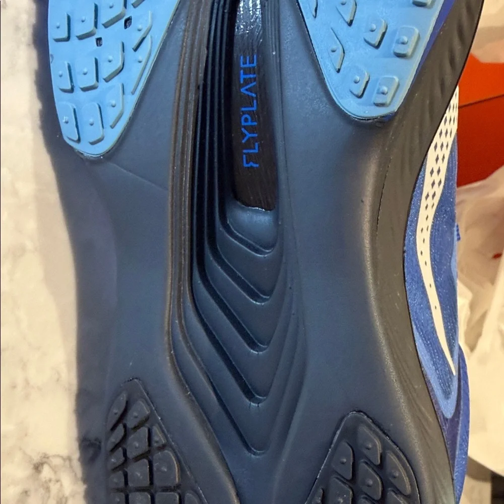 Nike Zoom Fly Blue and White Athletic Shoes